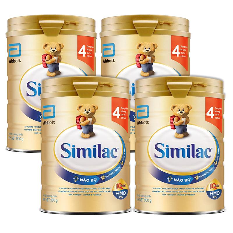 [HCM]﻿Bộ 2 sữa bột ABBOTT similac 4- 900g