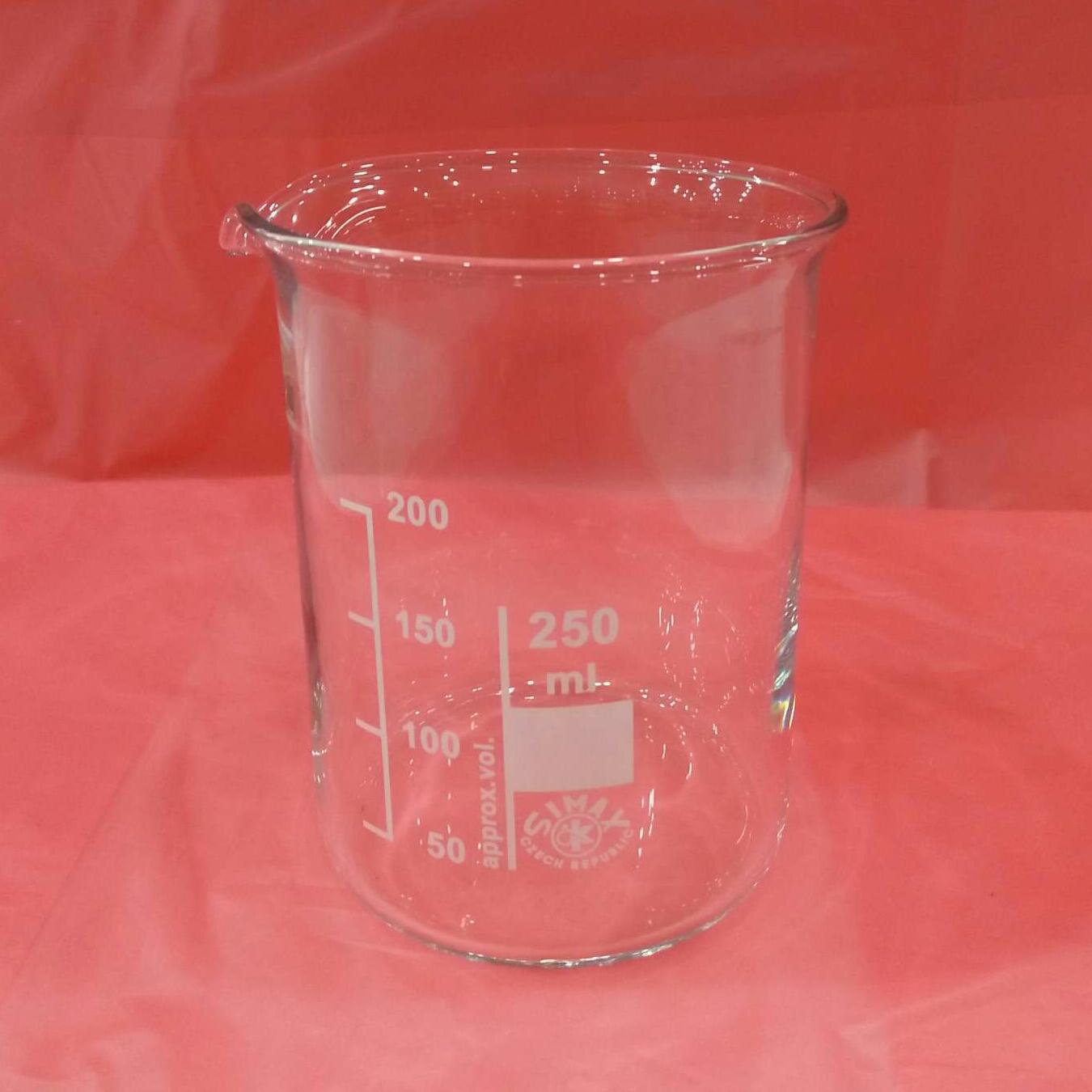 Cốc thủy tinh thấp thành có mỏ 250ml SIMAX