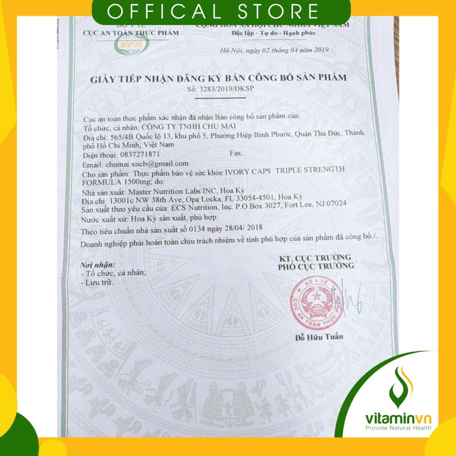 Ivory Caps Viên Uống Trắng Da 60 viên