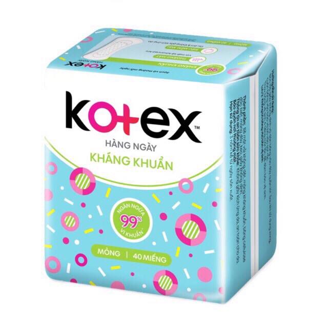 BĂNG VỆ SINH KOTEX hàng ngày 40M