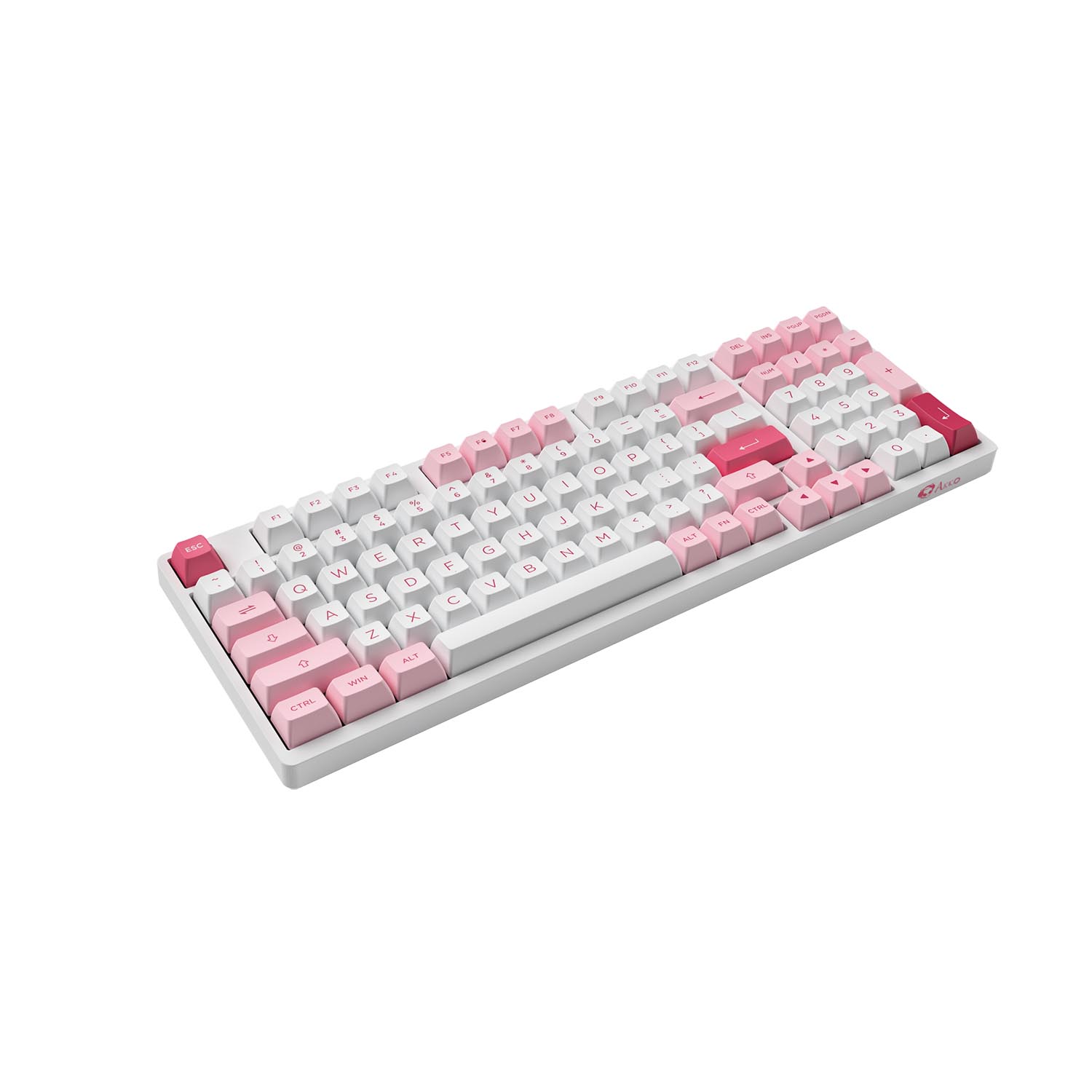 Bàn phím cơ AKKO 3098B Multi-modes Prunus Lannesiana (Bluetooth 5.0 / Wireless 2.4Ghz / Hotswap / Foam tiêu âm / Foam đáy / AKKO CS switch)