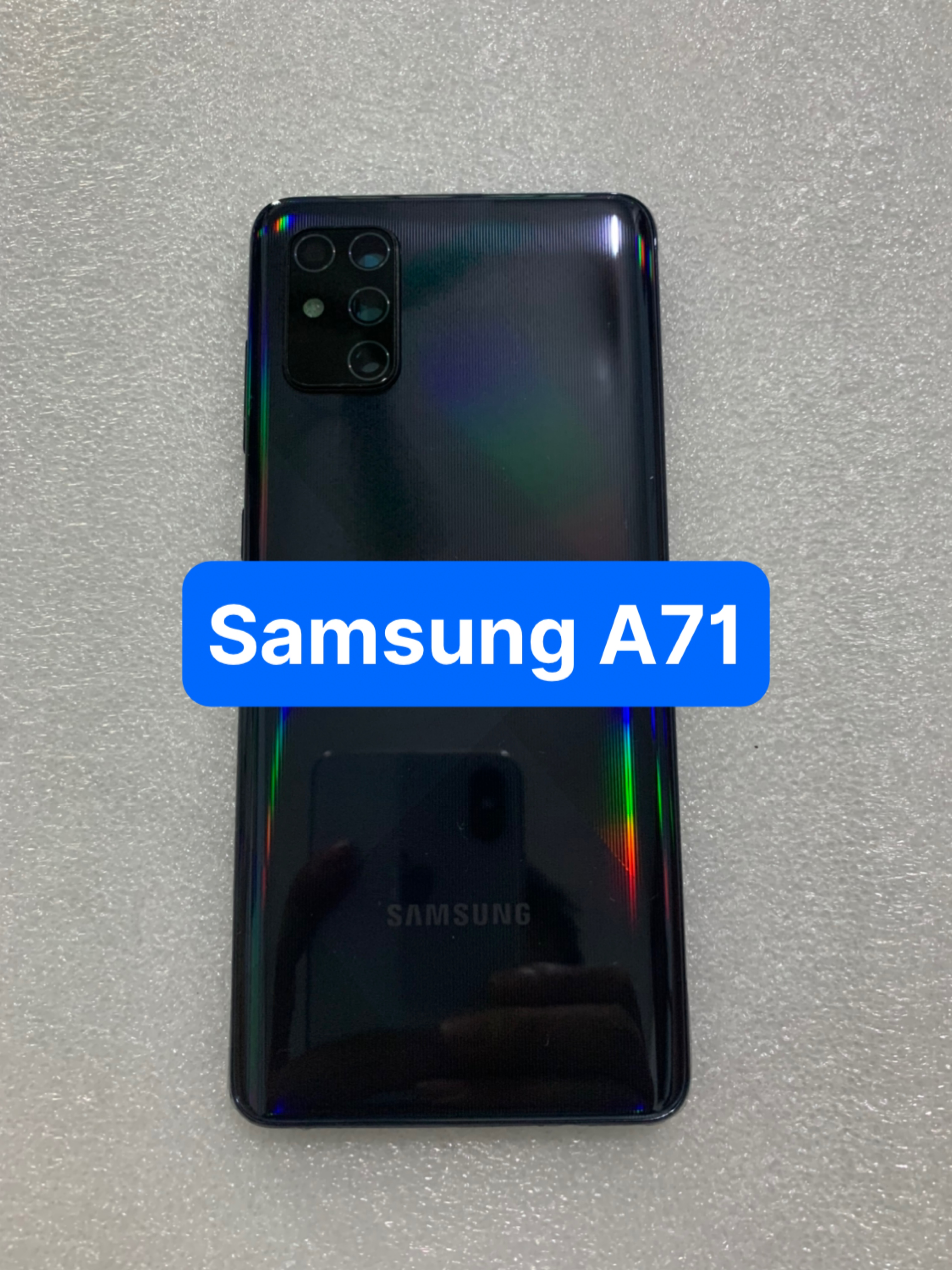 bộ vỏ samsung A71 - gồm lưng,sườn,phím,kính camera