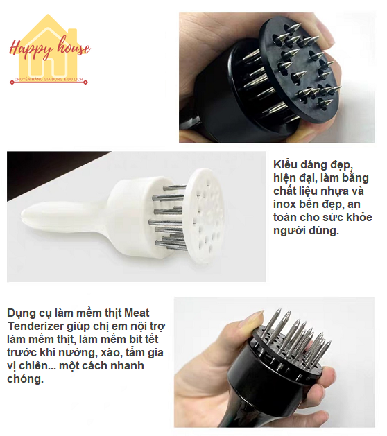 Dụng Cụ Dần Thịt, Cây Dần Thịt, Làm Mềm Thịt Bò, Bít Tết, Beefsteak, Meat Tender