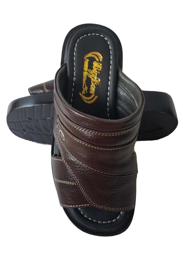 Biggben Men's Slippers High Quality Genuine Cow Leather Dnb125