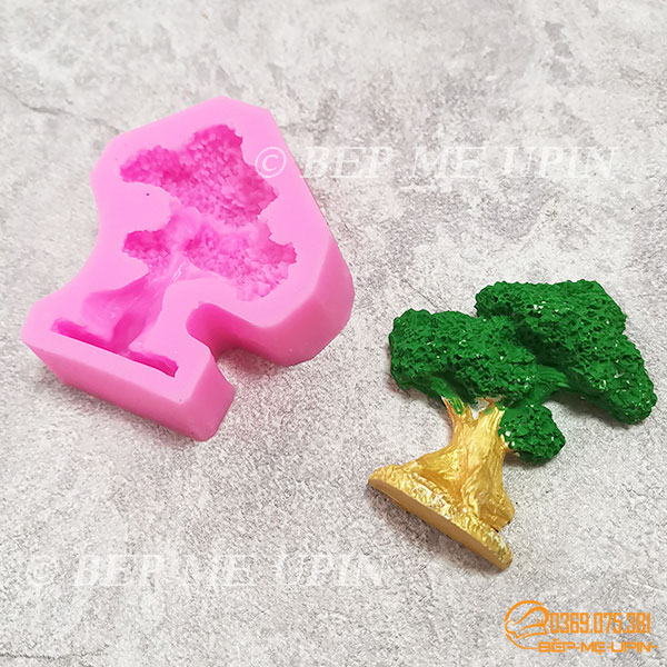 Khuôn silicon cây đa 6cm