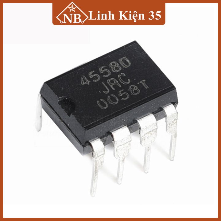 IC chức năng 4558D chân cắm DIP8