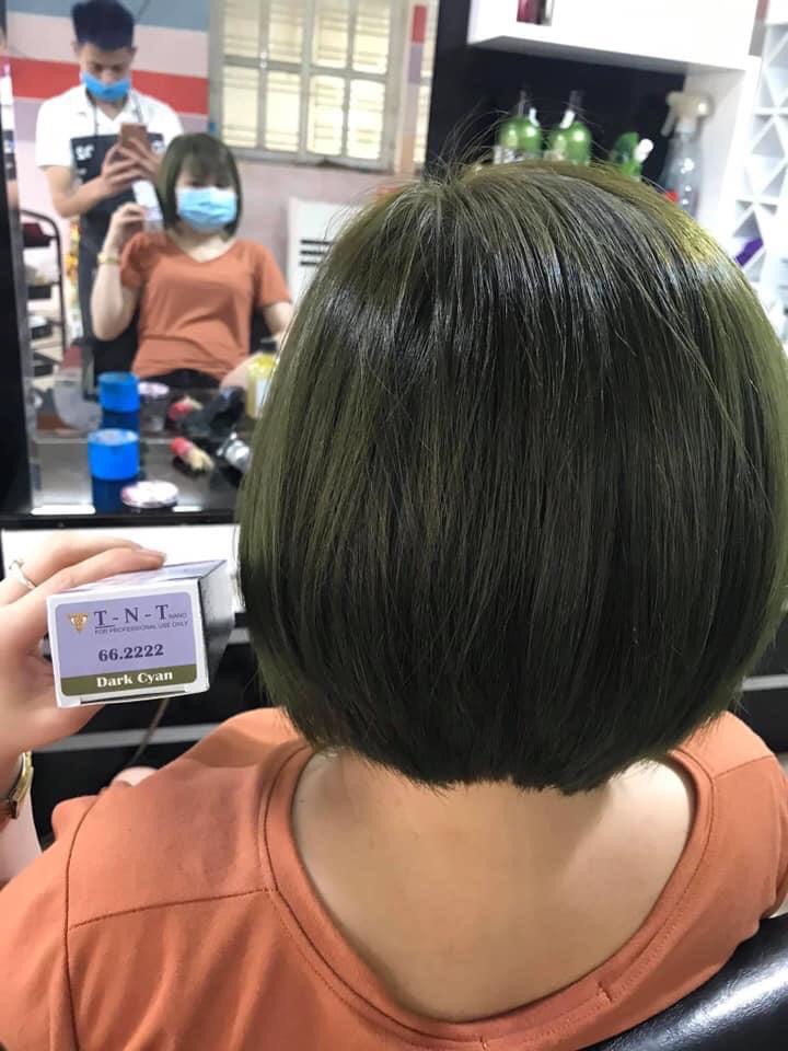 [HCM]thuốc nhuộm tóc màu xanh rêu TNT 100ml