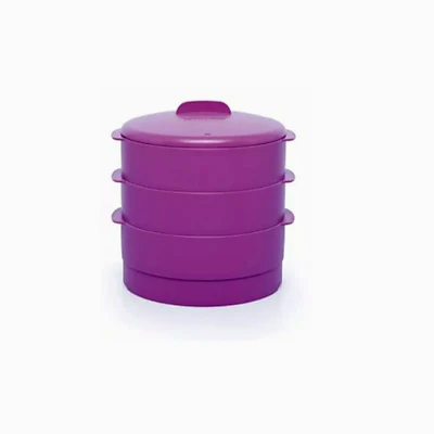 Xửng hấp 3 tầng Tupperware Steam It - Dewberry