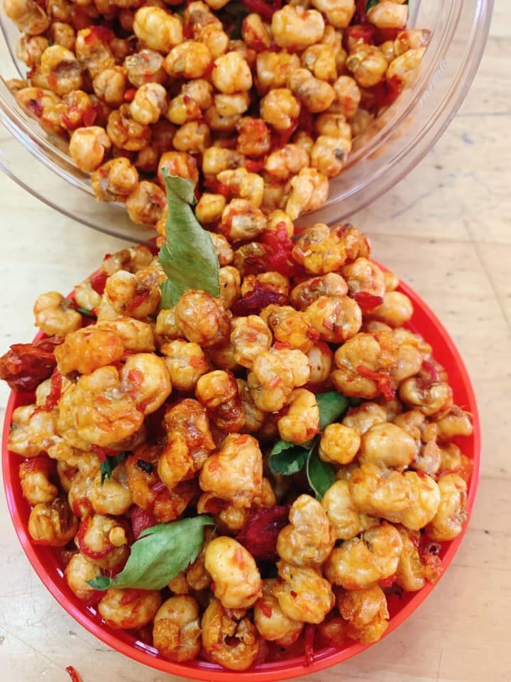 Bắp lắc khô bò lá chanh 250g