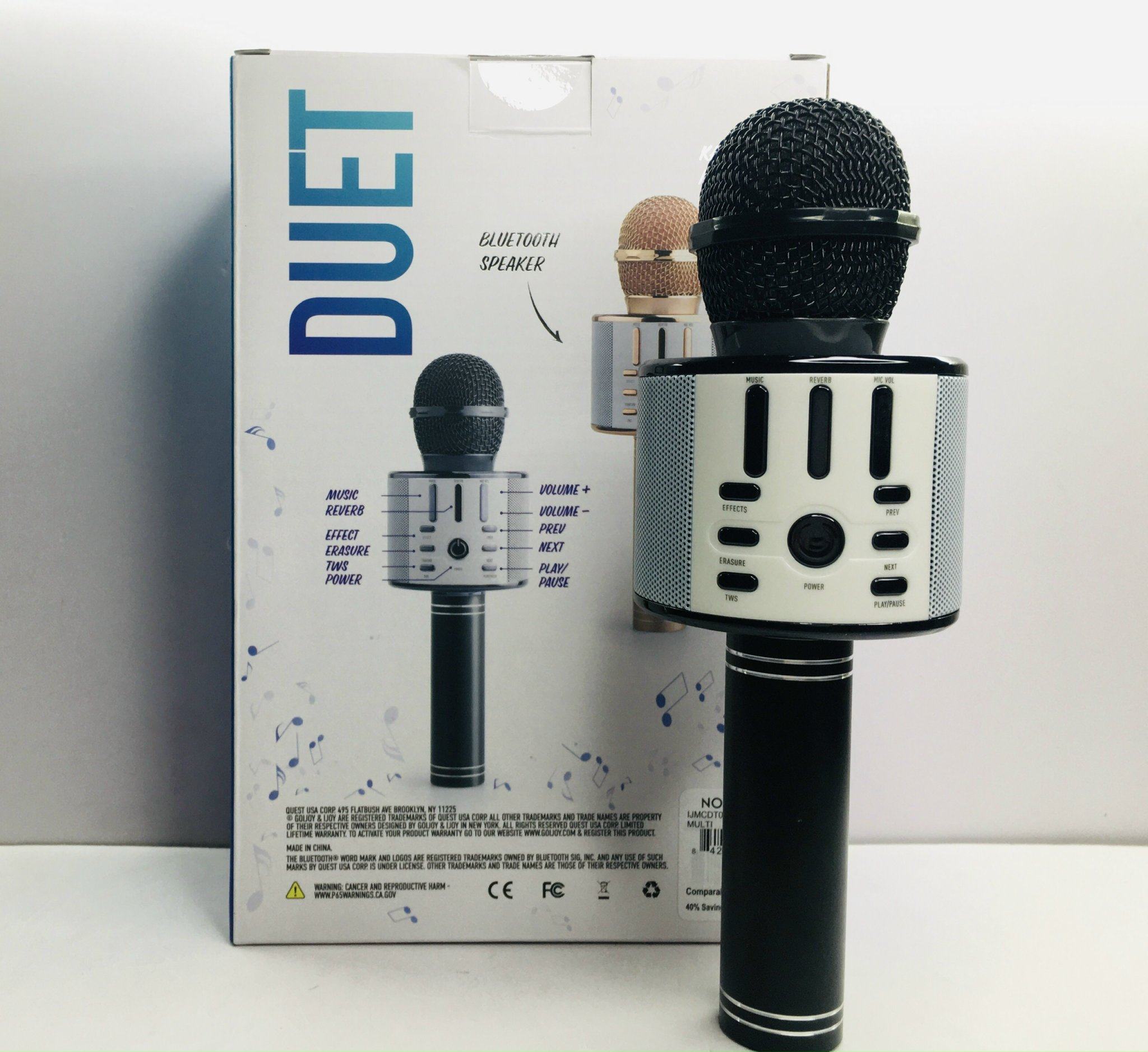 Verkstar Q30 Wireless Bluetooth Microphone Speaker KARAOKE 2in1 [HÀNG MỸ]