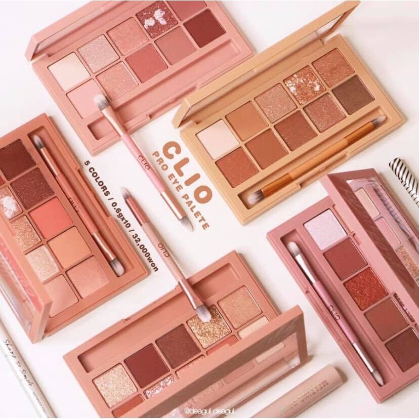 [SẴN + BILL] Bảng Phấn Mắt Clio Eye Palette.