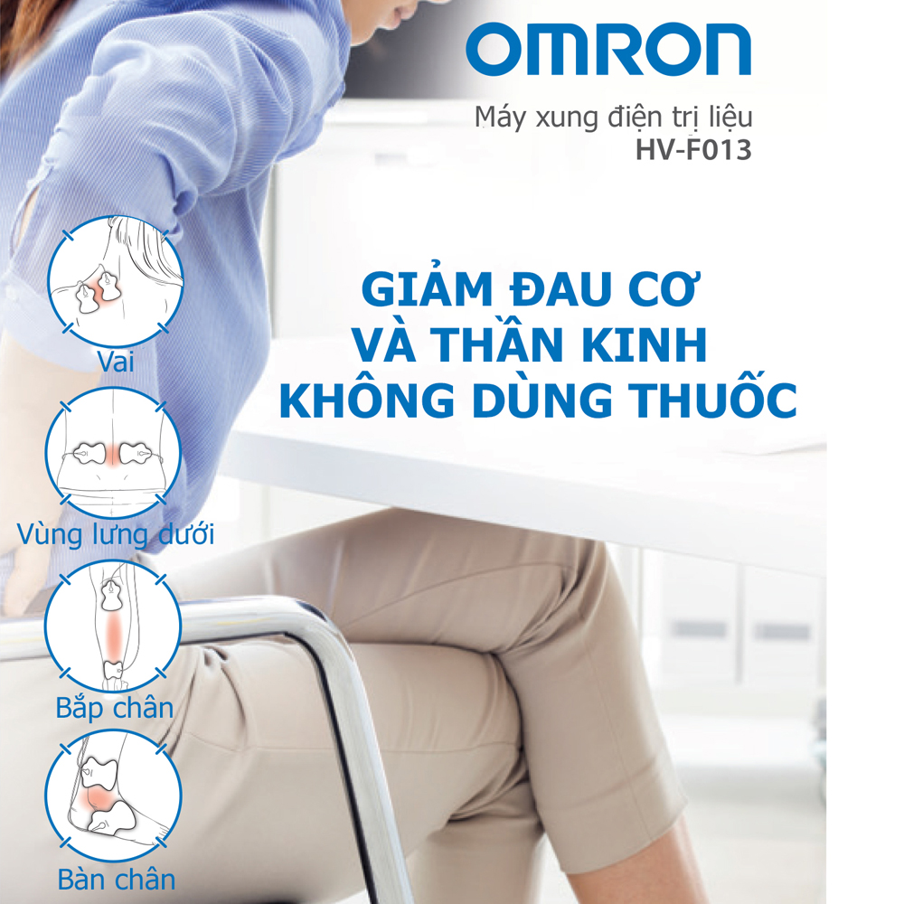 Máy Massage Xung Điện OMRON HV-F013 - Thương Hiệu Nhật Bản