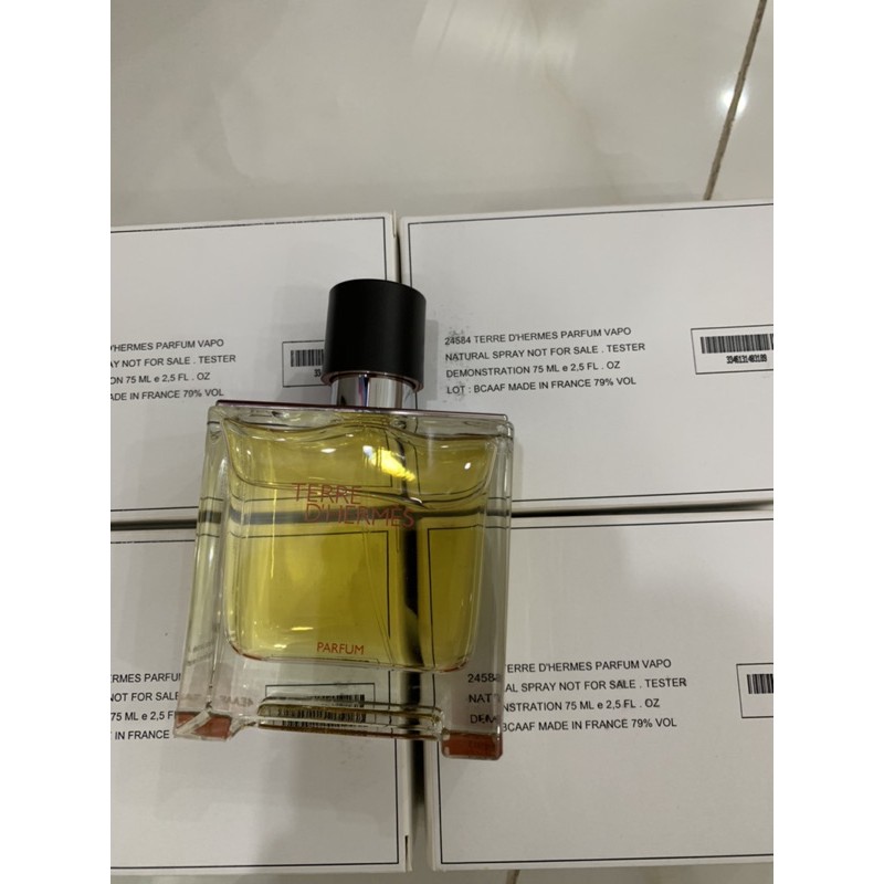 Nước hoa hermes terre D’hermes parfum 75ml tester (hộp tester như hình)