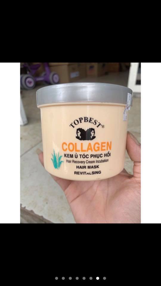 Kem hấp- ủ tóc collagen TOPBEST 500ML