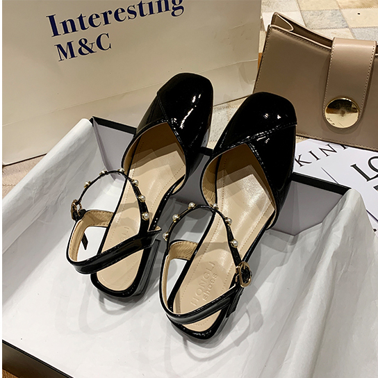 Giày nữ mũi vuông dễ thương- G101