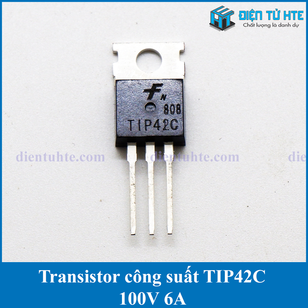 Combo 4 con Transistor công suất PNP TIP42C 100V 6A TO-220 3L