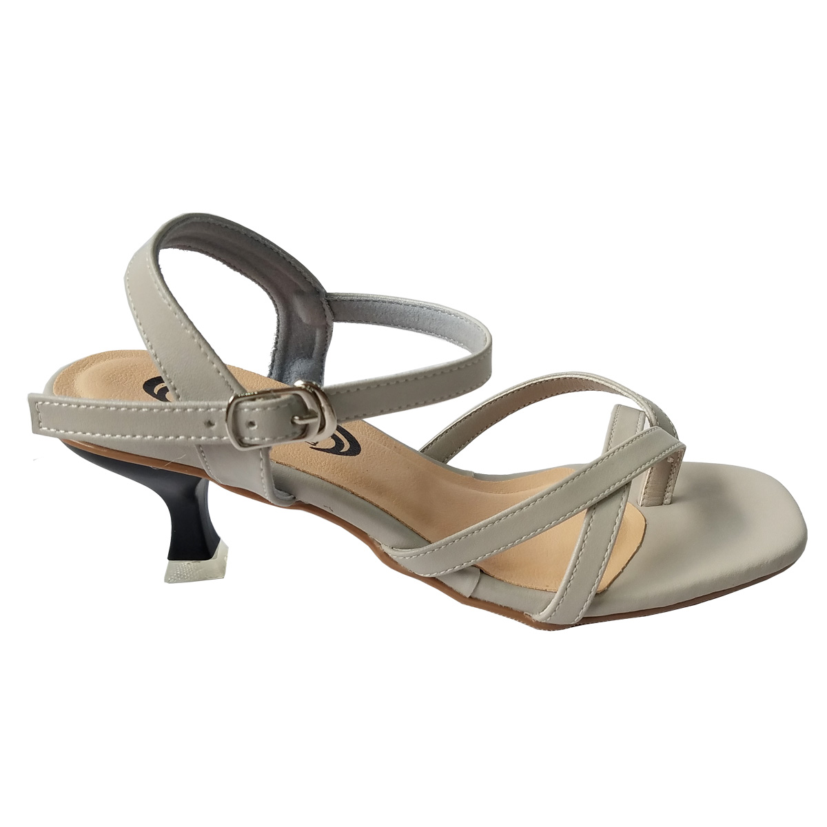 Giày Sandal Cao Gót Nữ BIGBEN Da Bò Cao 5 Phân CG135