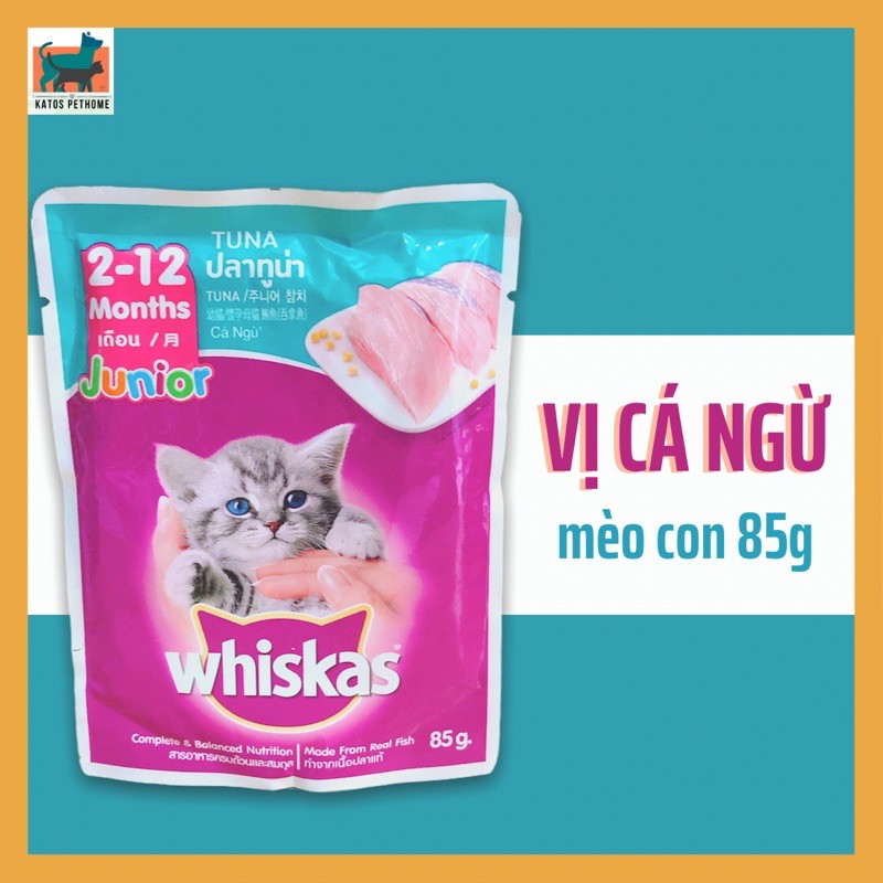 PATE WHISKAS CHO MÈO GÓI 80GR