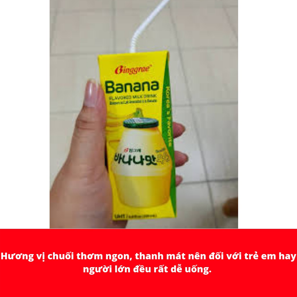 SỮA CHUỐI BINGGRAE HÀN QUỐC HỘP 200ML