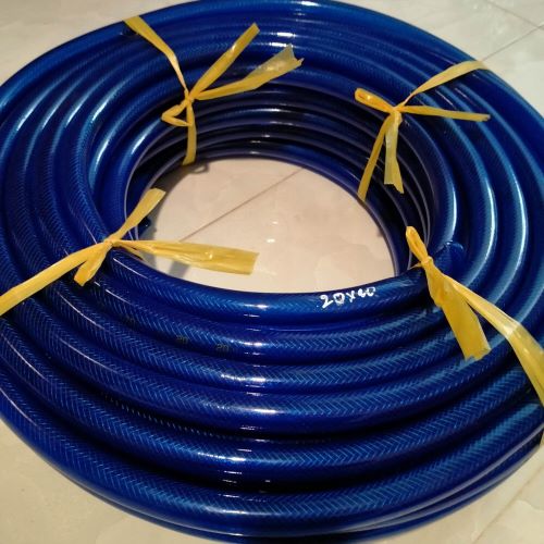 1 Cuộn Ống Dẫn Nước Màu Xanh Phi 18, Phi 21, Phi  27,  Phi 34. Ống Lưới Dẻo Màu Xanh Giá Rẻ Npp.