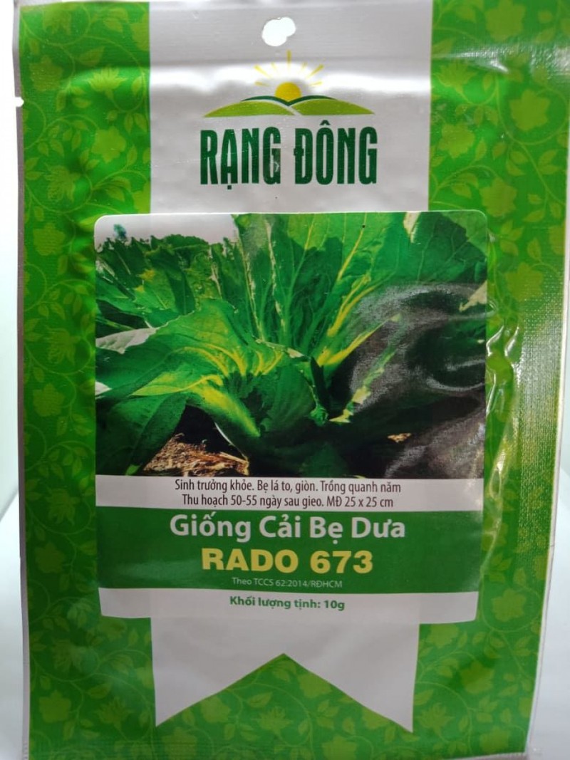 Hạt Giống Cải Tòa Xại (Cải Bẹ Dưa) - 20Gram