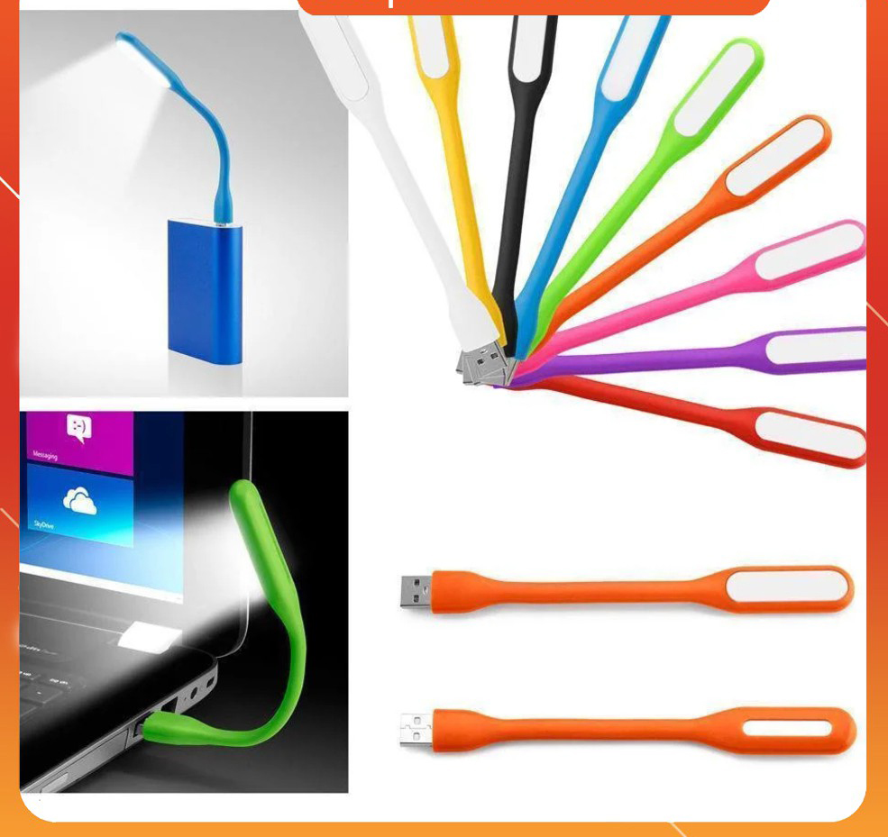 [HCM][ COMBO SIÊU SÁNG ] Combo 2 Đèn Led USB Siêu Sáng-Đèn Đọc Sách-Đèn USD Mini-Đèn Làm Việc Cho Laptop-Uốn Cong Tùy Ý-Điều Chỉnh Các Góc Khi Uốn-Tuyệt Vời Cho Các Du Khách Mang Theo Máy Tính Xách Tay Đi Làm-Công Tác (Giao Màu Ngẫu Nhiên)