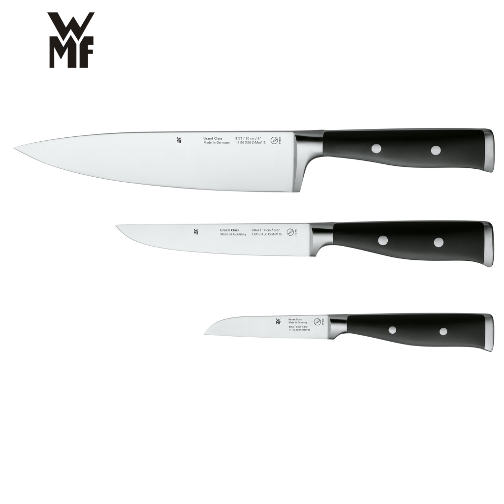 Bộ 3 Dao Nhà Bếp WMF GRAND CLASS OF KITCHEN KNIVES 3PC SET Lưỡi Làm Bằng Thép Không Gỉ Sắc Bén - 1894929992 1 5bd21009f1707eefadc22fb49e71214d