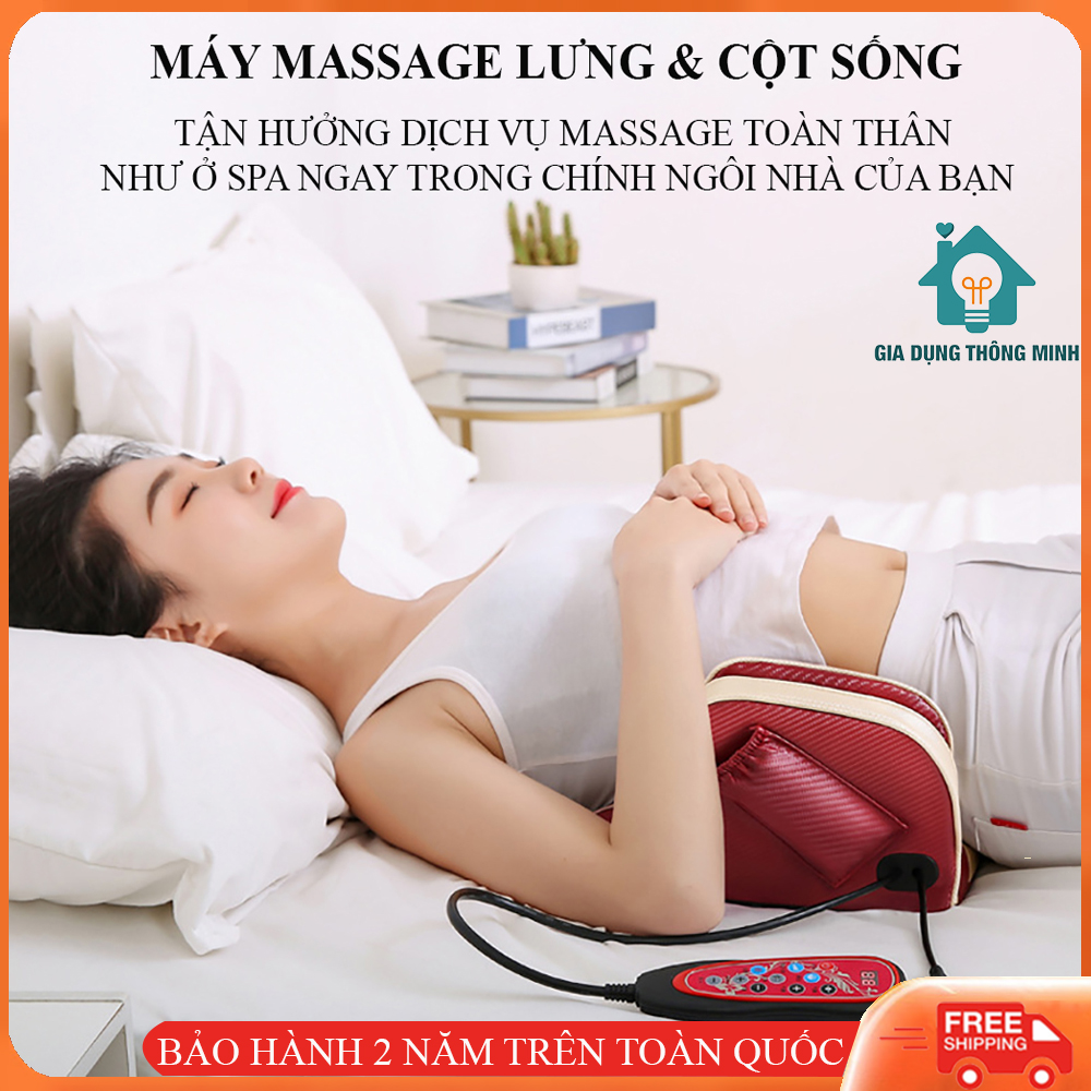 Máy massage lưng và cột sống, máy massage đa năng giúp cải thiện các vấn đề về lưng và cột sống. Bảo hành 2 năm trên toàn quốc, lỗi đổi mới 7 ngày đầu nhận sản phẩm.