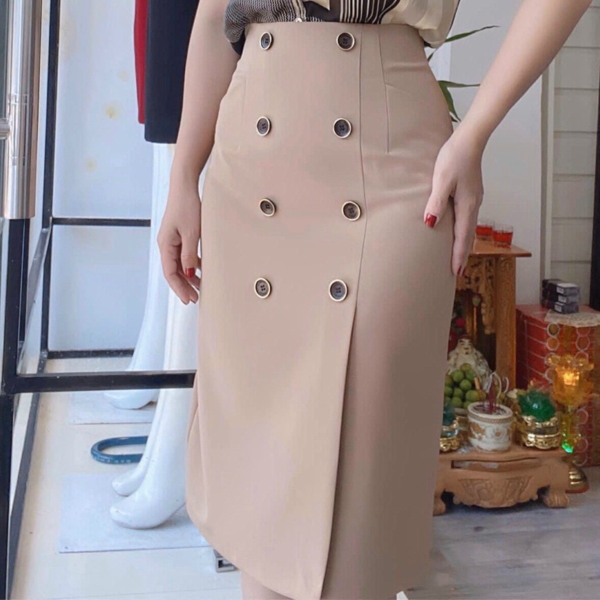 Chân váy ôm công sở
