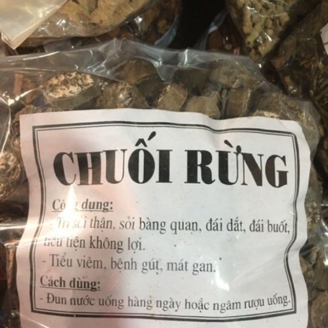1kg chuối hột rừng sắc lát thái lát