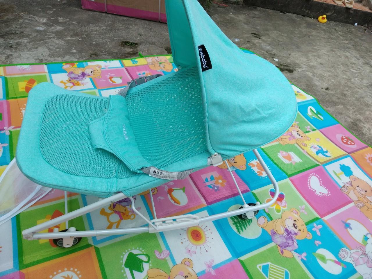 Xe nằm chơi bập bênh 2 in 1 Seebaby R1