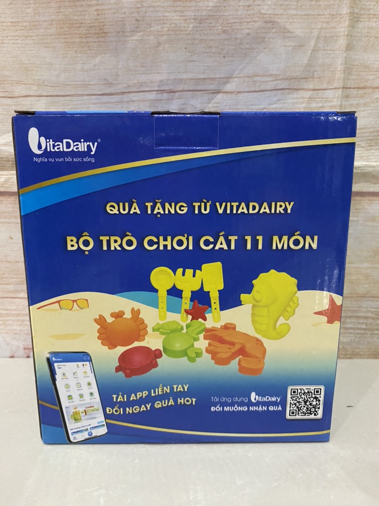 Bộ đồ chơi cát cho bé 11 món hkm Vitadairy