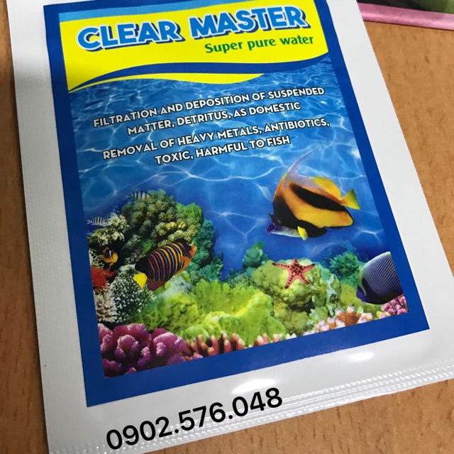 [HCM]CLEAR MASTER san phẩm làm trong nước hồ cá nhanh