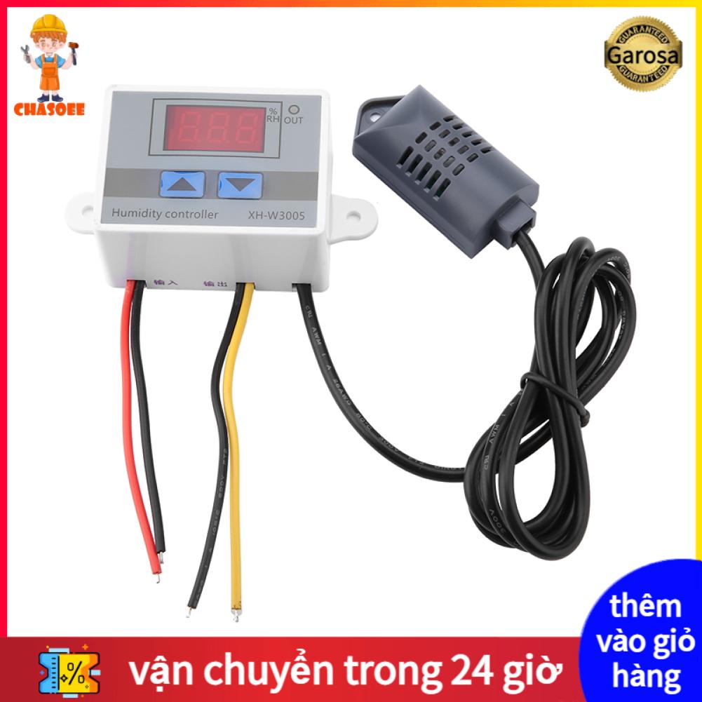 Xh-w3005 digital hygrometer switch controller humidity sensor 0-99%rh 12/24/220v 12v