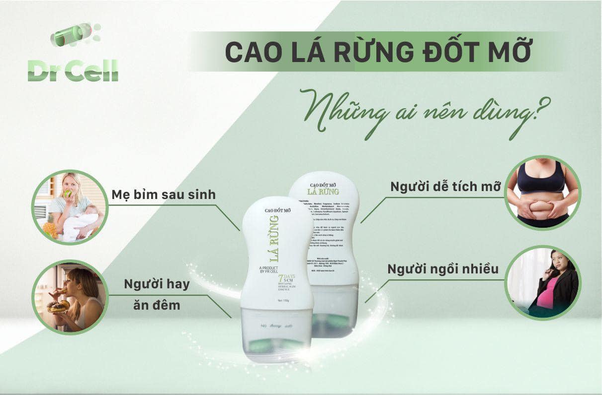 Gel Tan Mỡ bụng (Cao lá rừng Dr Cell)