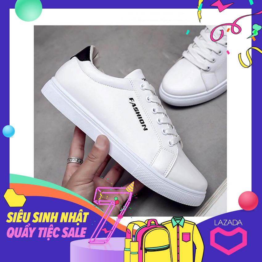 Giày sneaker nam - Giày thể thao (trắng )- phong cách thời trang