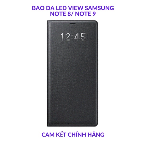 [CHÍNH HÃNG] Bao Da Led View Samsung Galaxy Note 8, Note 9 Màn Hình Led Thông Báo, Fullbox Nguyên Seal chính hãng