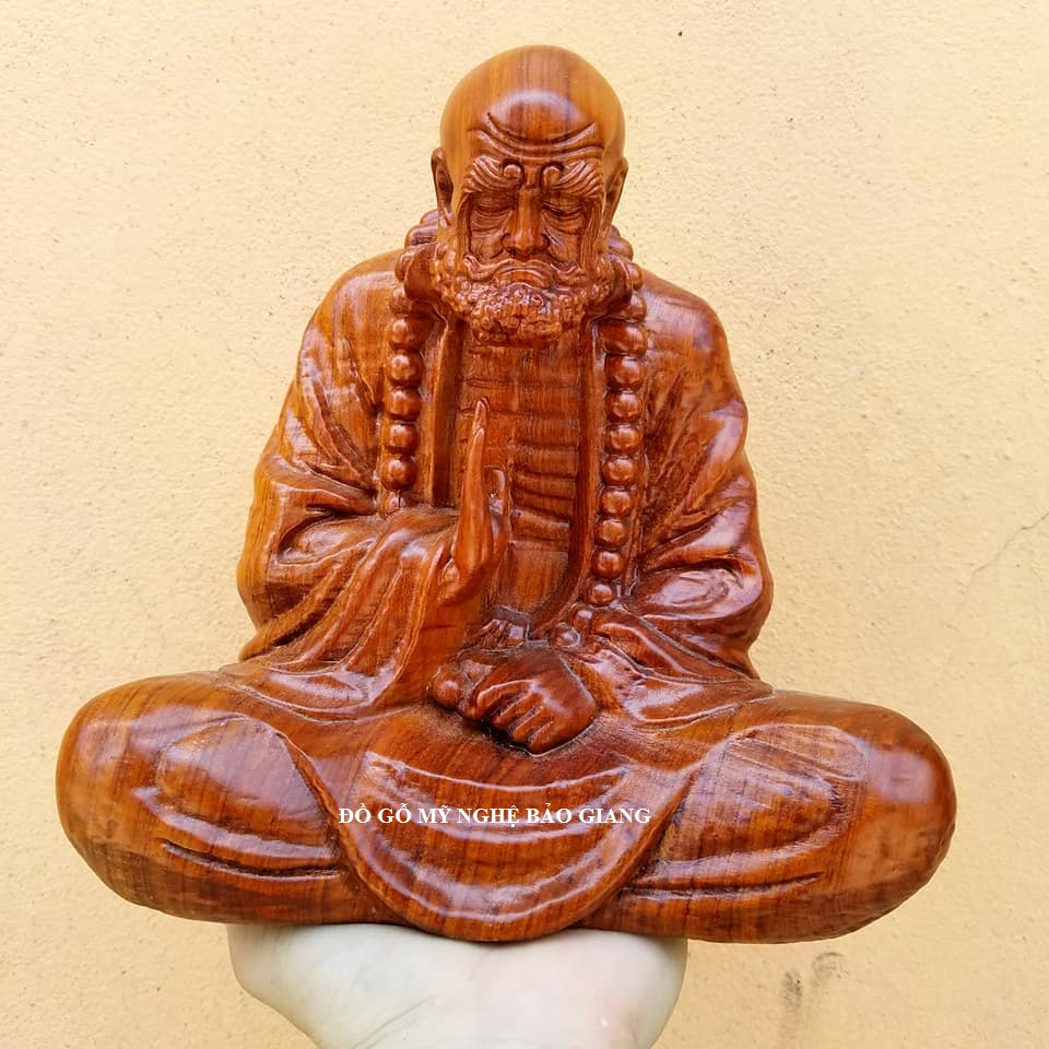 Tượng đạt ma Tượng đạt ma sư tổ ngồi thiền gỗ hương