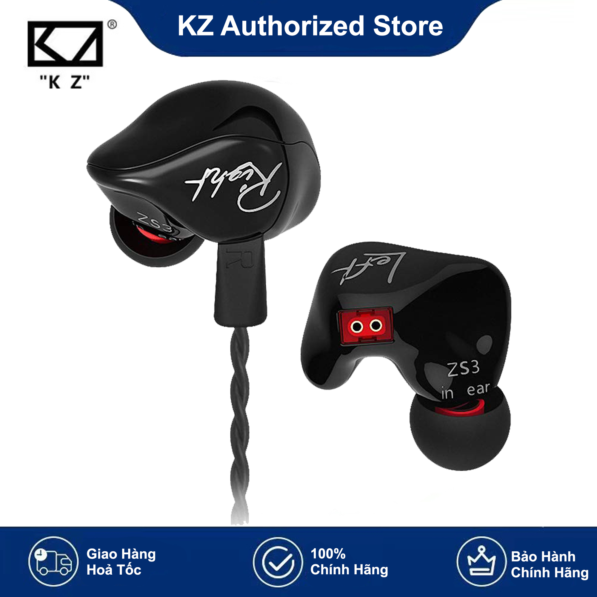 [HCM]Tai nghe kz zs3 - có Micro