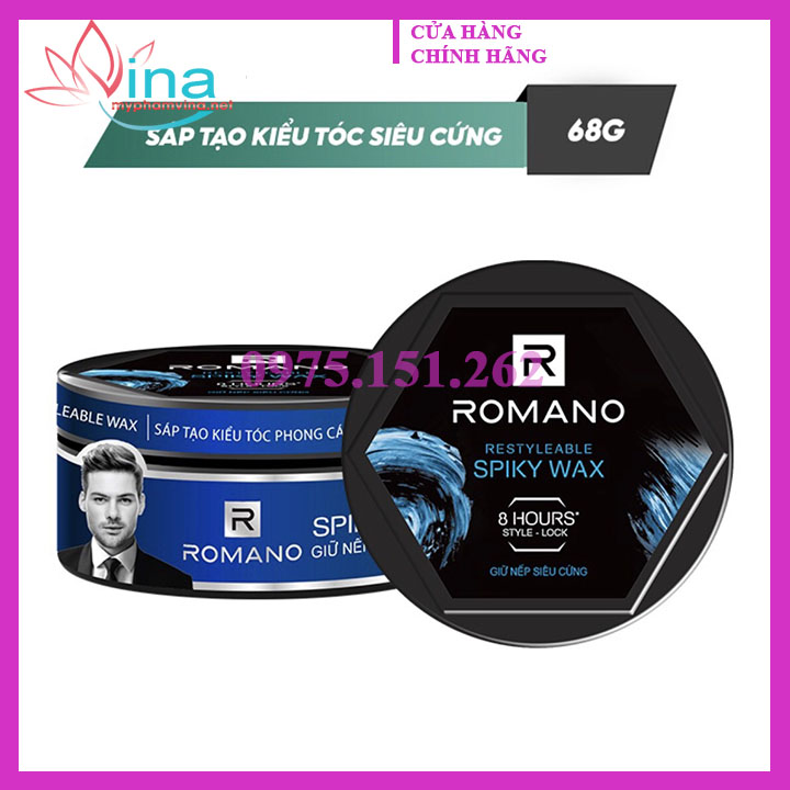 [HCM]Wax Tạo Kiểu Tóc Romano 68g