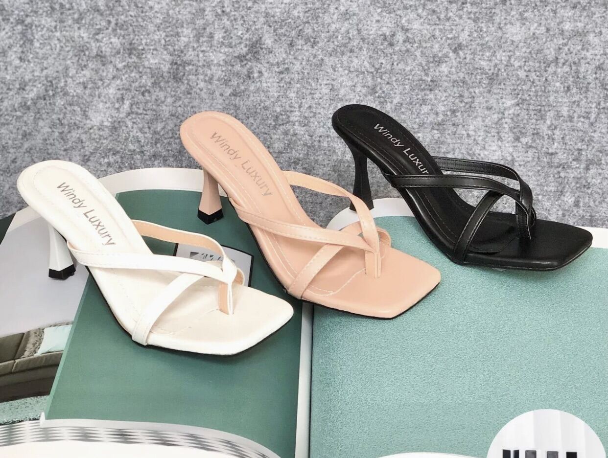 Guốc nữ giày cao gót dây kẹp cực hot