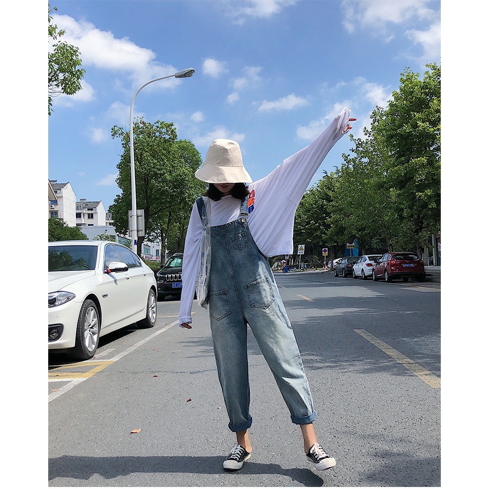 Yếm jean nữ dài thời trang julyshop94 ms66