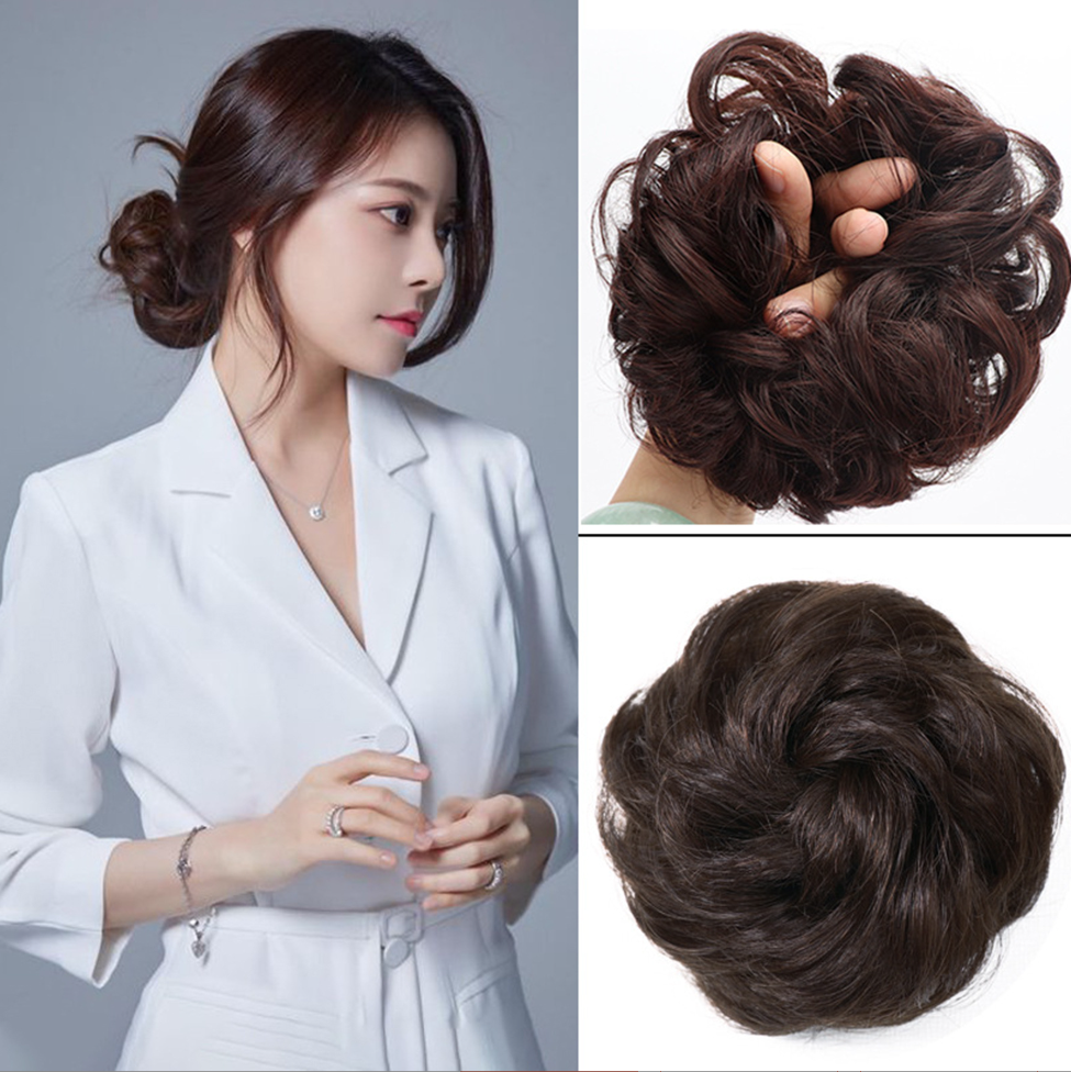 [HCM]Tóc giả búi củ tỏi dễ thương