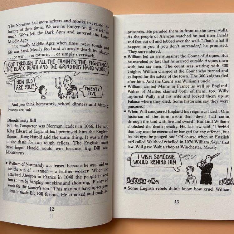 Bản đen trắng- Horrible Histories 20q - No box