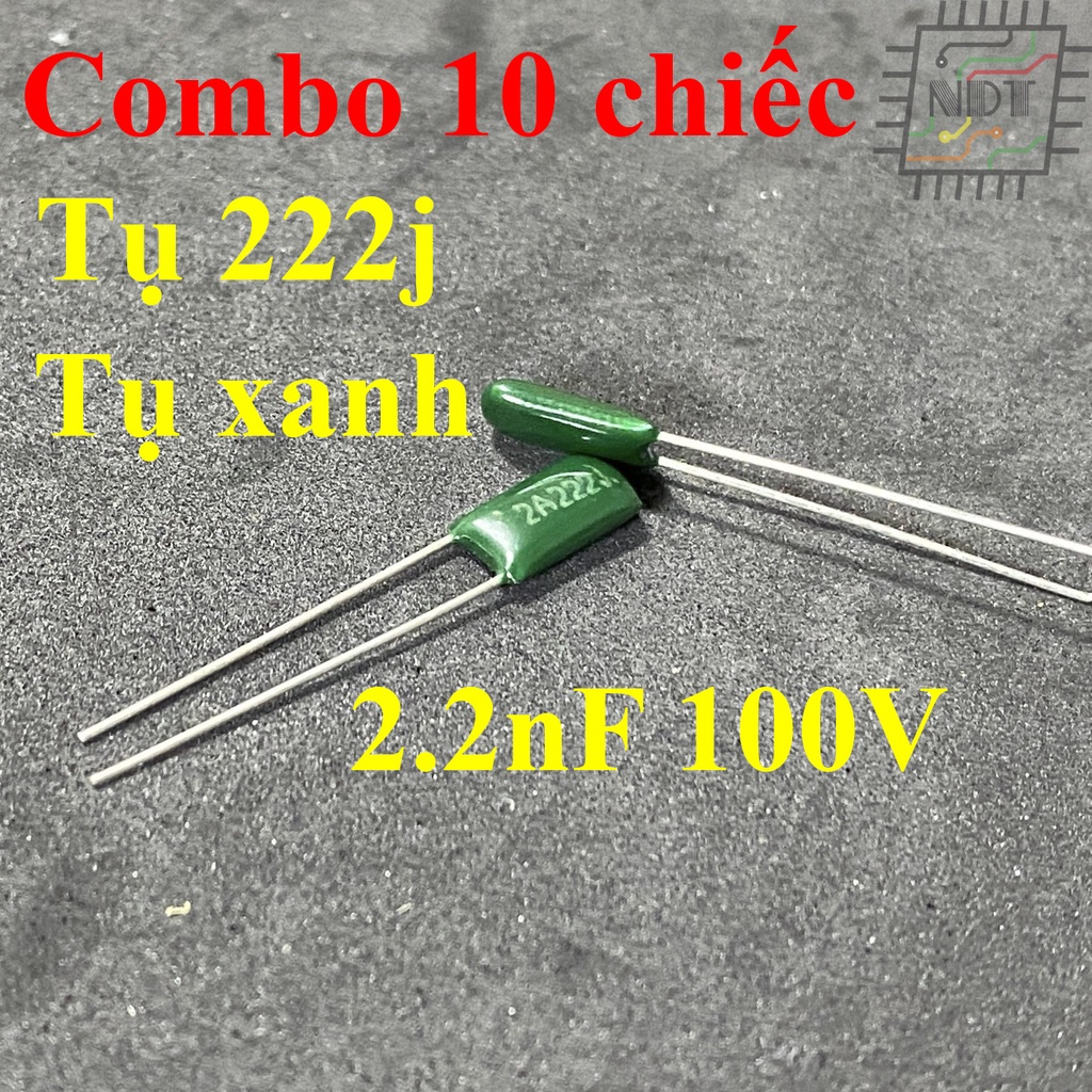 Combo 10 Chiếc Tụ Mica 222j 100V (2,2nf 100V)