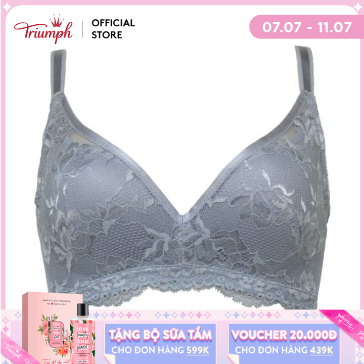 [Voucher 20K + Quà Sữa tắm cho đơn 699K từ 7.7-11.7] Áo nâng ngực Triumph Natural Elegance P