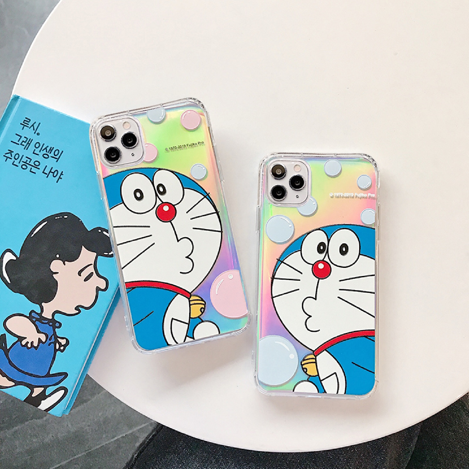 Ốp Lưng Silicon Chống Sốc Phản Quang Doremon