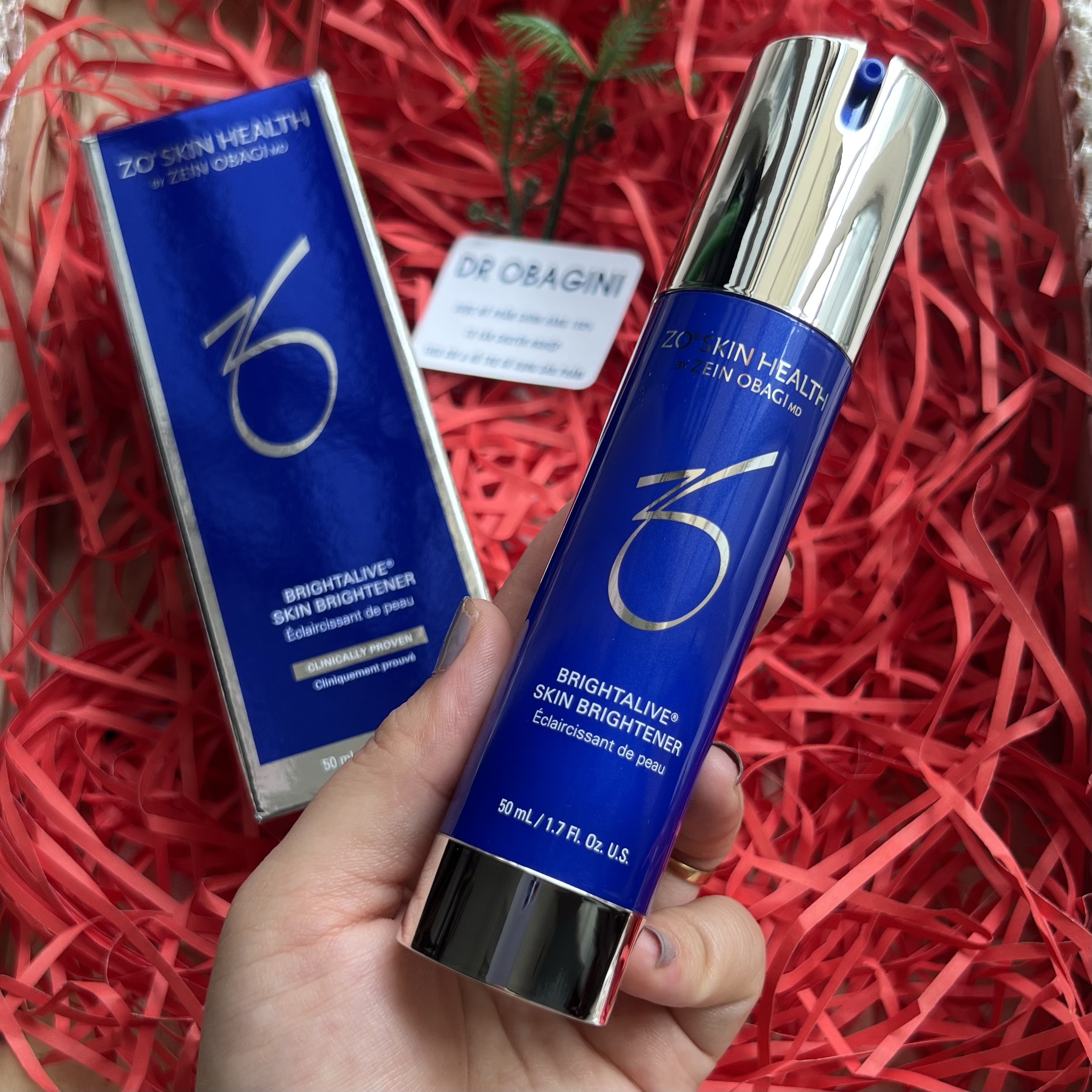 Kem dưỡng sáng da brightalive zo - dr obagini
