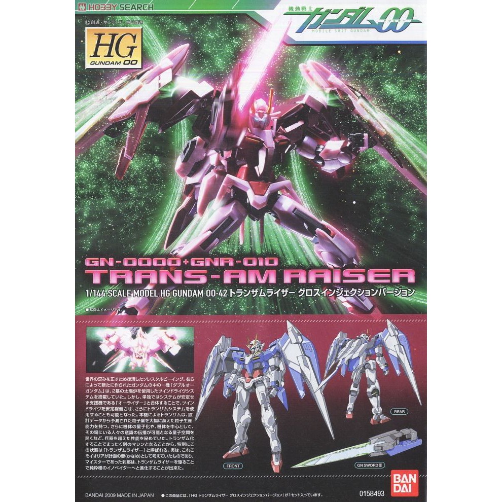 Mô hình lắp ráp hg trans am raiser