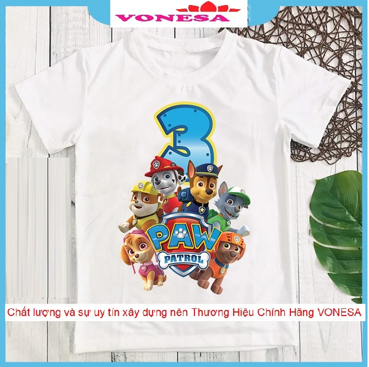 [HCM](VIDEO) BST Áo thun trẻ em Đội Chó cứu Hộ Paw Patrol siêu đẹp | Áo Paw Patrol cho bé trai | bé gái PA01